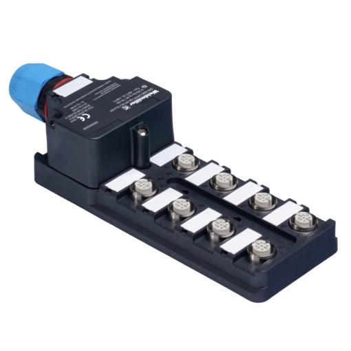 Sensor-actuator passive distributor without cable, Hood version Ex, M12, 30 V, A-coded, LED No, LED initiator No, Wiring type 2-wire