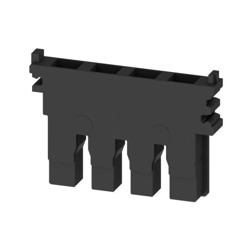 Fastening element Terminal, black, Height 31.5 mm, Width 5.15 mm, Wemid, 120 C