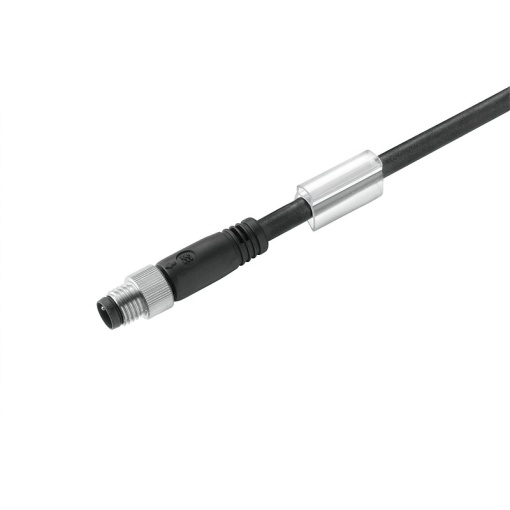 Sensor-actuator Cable, M8, Number of poles 4, 10 m, pin, straight, LED No, Shielded No