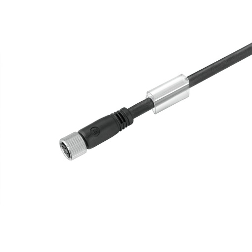 Sensor-actuator Cable, M8, Number of poles 4, 10 m, Female socket, straight, LED No, Shielded Yes