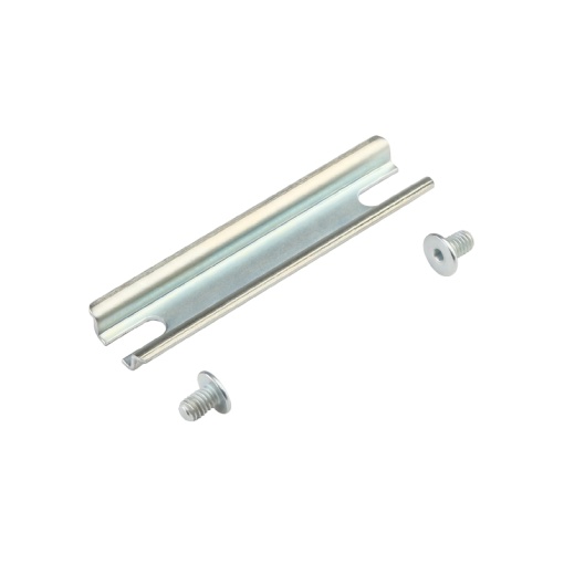 Terminal rail, Terminal rails, Steel, galvanized, chromium-plated, Width 4.13 mm, Height 0.59 mm, Depth 5.5 mm