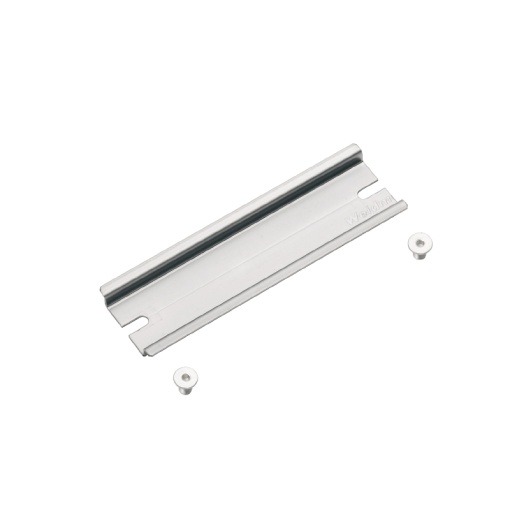 Terminal rail, Terminal rails, Steel, galvanized, chromium-plated, Width 295 mm, Height 35 mm, Depth 7.5 mm