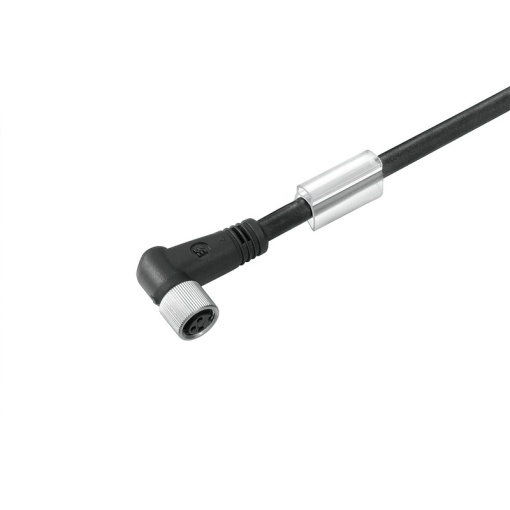 Sensor-actuator Cable, M8, Number of poles 4, 10 m, Socket, angled, LED No, Shielded No