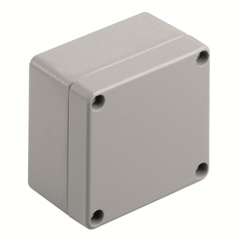 Metal housing, Width 70 mm, Height 70 mm, Depth 45 mm, Powder-coated, textured, Flange plate No, Aluminium AlSi12