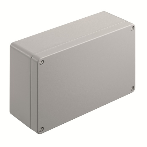Metal housing, Width 260 mm, Height 160 mm, Depth 91 mm, Powder-coated, textured, Flange plate No, Aluminium AlSi12