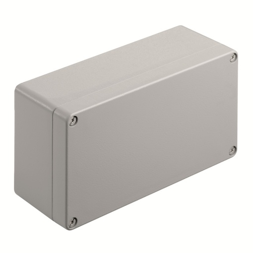 Metal housing, Width 220 mm, Height 120 mm, Depth 81 mm, Powder-coated, textured, Flange plate No, Aluminium AlSi12