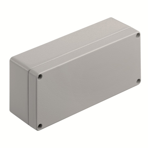 Metal housing, Width 175 mm, Height 80 mm, Depth 57 mm, Powder-coated, textured, Flange plate No, Aluminium AlSi12