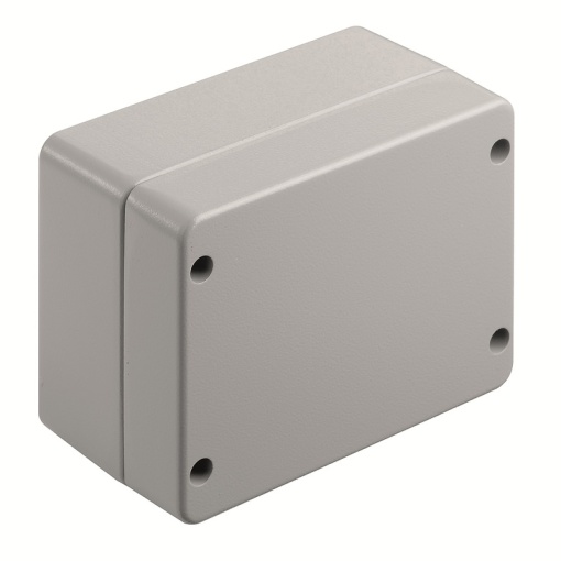 Metal housing, Width 170 mm, Height 130 mm, Depth 90 mm, Powder-coated, textured, Flange plate No, Aluminium AlSi12
