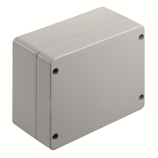 Metal housing, Width 200 mm, Height 160 mm, Depth 100 mm, Powder-coated, textured, Flange plate No, Aluminium AlSi12