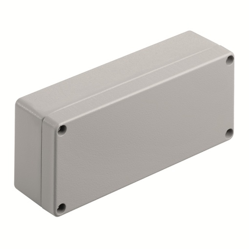 Metal housing, Width 165 mm, Height 70 mm, Depth 45 mm, Powder-coated, textured, Flange plate No, Aluminium AlSi12