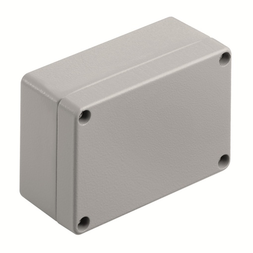 Metal housing, Width 100 mm, Height 70 mm, Depth 45 mm, Powder-coated, textured, Flange plate No, Aluminium AlSi12