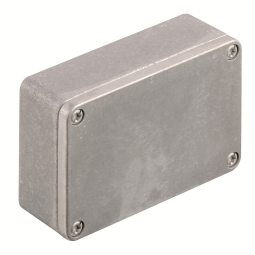 Metal housing, Width 98 mm, Height 64 mm, Depth 34 mm, untreated, Flange plate No, Aluminium AlSi12
