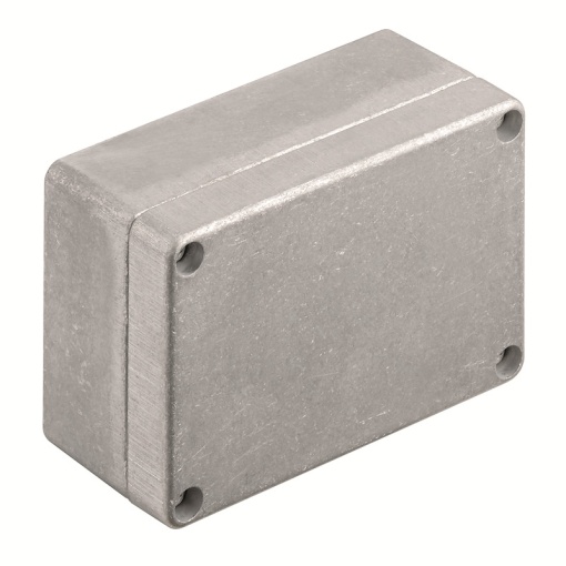 Metal housing, Width 100 mm, Height 70 mm, Depth 45 mm, untreated, Flange plate No, Aluminium AlSi12