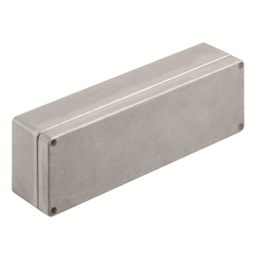 Metal housing, Width 250 mm, Height 80 mm, Depth 55 mm, untreated, Flange plate No, Aluminium AlSi12