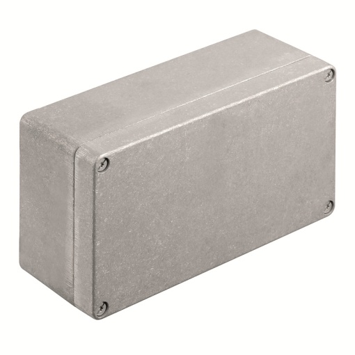 Metal housing, Width 220 mm, Height 120 mm, Depth 81 mm, untreated, Flange plate No, Aluminium AlSi12