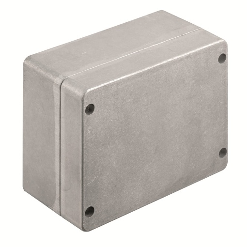 Metal housing, Width 200 mm, Height 160 mm, Depth 100 mm, untreated, Flange plate No, Aluminium AlSi12