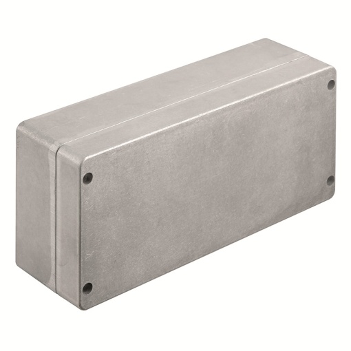 Metal housing, Width 350 mm, Height 160 mm, Depth 100 mm, untreated, Flange plate No, Aluminium AlSi12