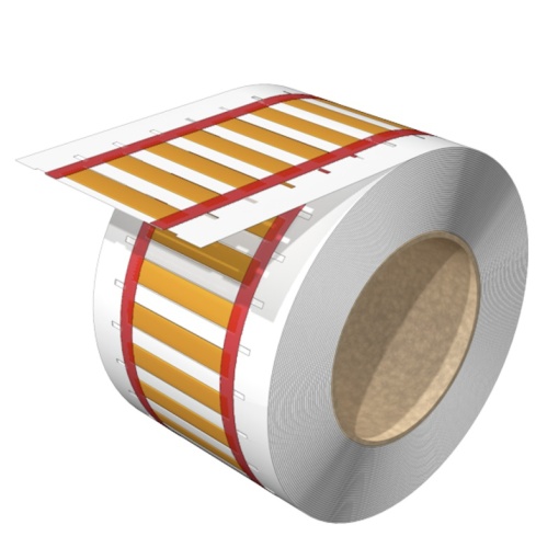 Cable coding system, yellow, Conductor O.D.2.8 - 4.2 mm, without, Polyolefine, -55...105 C