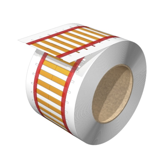 Cable coding system, yellow, Conductor O.D.1.8 - 2.8 mm, without, Polyolefine, -55...105 C