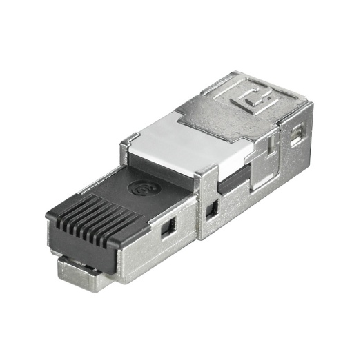 RJ45 connector, IP67 with housing, Connection 1 RJ45, Connection 2 IDCTIA-568A, EIATIA T568 B, PROFINETAWG 26...AWG 22