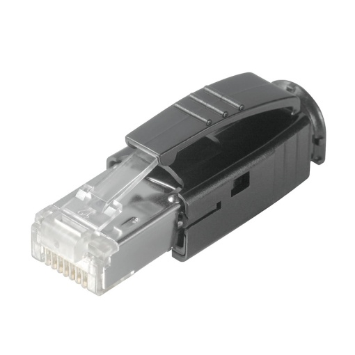 RJ45 connector, IP20, Connection 1 RJ45, Connection 2 CrimpAWG 27...AWG 24
