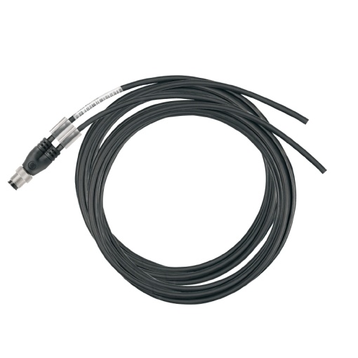 Sensor-actuator adaptor cable assembled, One end without connector, M12, 3, 3 m, Twin cabling, pin, straight, black similar to RAL 9005