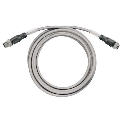Sensor-actuator Cable, M12  M12, Number of poles 12, 5 m, pin, straight - socket, straight, LED No, Shielded No