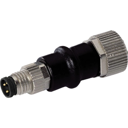 Sensor-actuator adaptor, Number of poles 3, Coding M12  A-coded, M8  none, M8  M12, 24 V