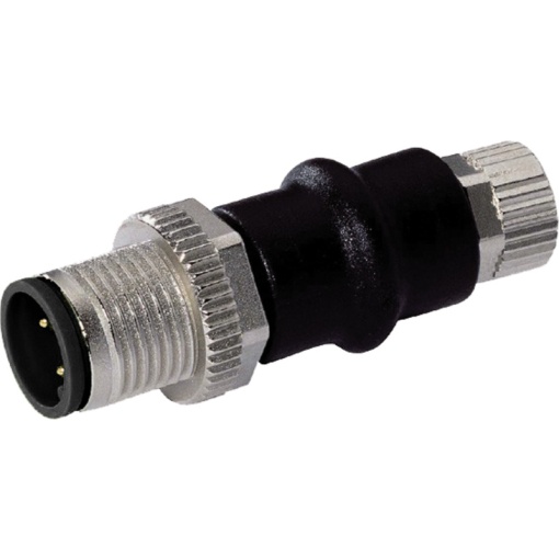 Sensor-actuator adaptor, Number of poles 3, Coding M12  A-coded, M8  none, M12  M8, 24 V