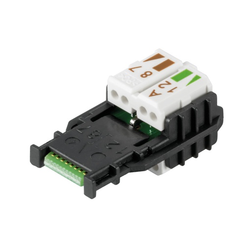 RJ45 connector, IP20, EIATIA T568 AAWG 27...AWG 22