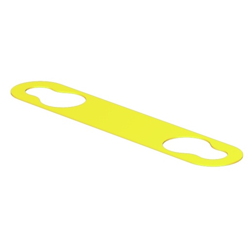Cable coding system, yellow, Conductor O.D.5 - 8 mm, without, Polyester, -40...150 C