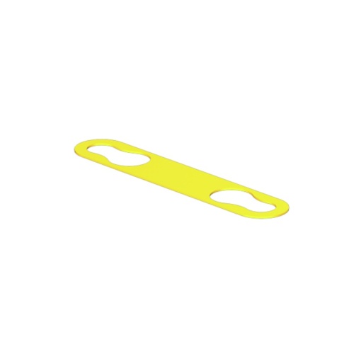 Cable coding system, yellow, Conductor O.D.3.5 - 5 mm, without, Polyester, -40...150 C