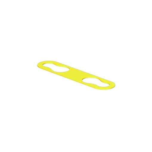 Cable coding system, yellow, Conductor O.D.3.5 - 5 mm, without, Polyester, -40...150 C