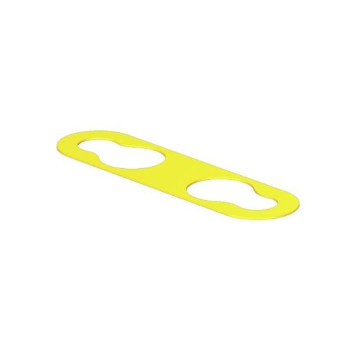 Cable coding system, yellow, Conductor O.D.5 - 8 mm, without, Polyester, -40...150 C