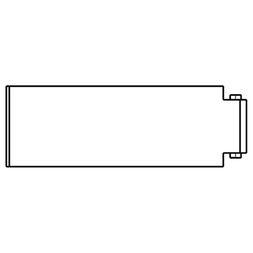 Flip cover Small housing, Width 5.9 , Plastic, Transparent