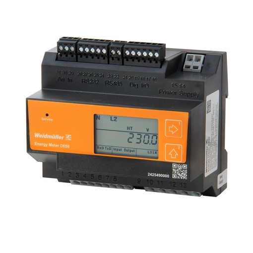 Measuring device electrical quantity, 480 V, Modbus RTU