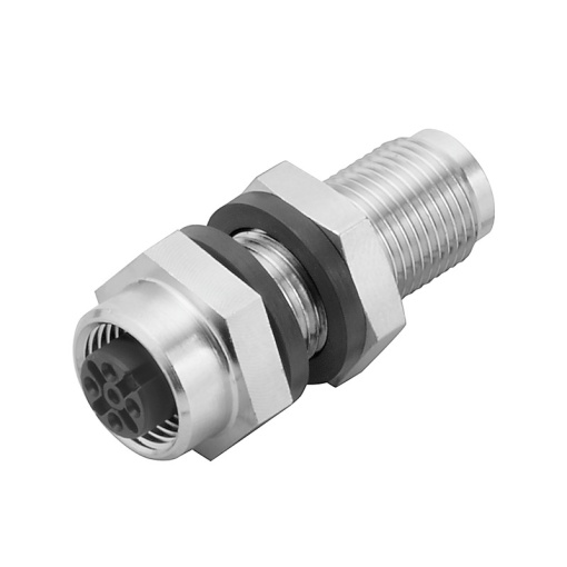 Sensor-actuator adaptor, Number of poles 5, Coding A-coded, M12 socket, M12 plug, 60 V