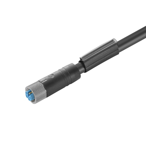 Sensor-actuator Cable, M12, Number of poles 5, 5 m, Female socket, straight, LED No, Shielded No