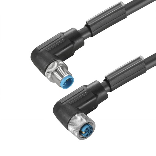 Sensor-actuator Cable, M12  M12, Number of poles 5, 10 m, pin, angled - bush straight, LED No, Shielded No