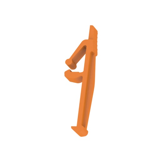Locking clips terminal, Wemid, orange