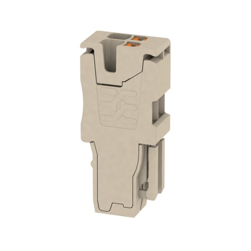 Plug terminal, PUSH IN, 1.5 mm², 17.5 A, 500 V, Number of connections 2, Number of poles 2, Width 7 mm