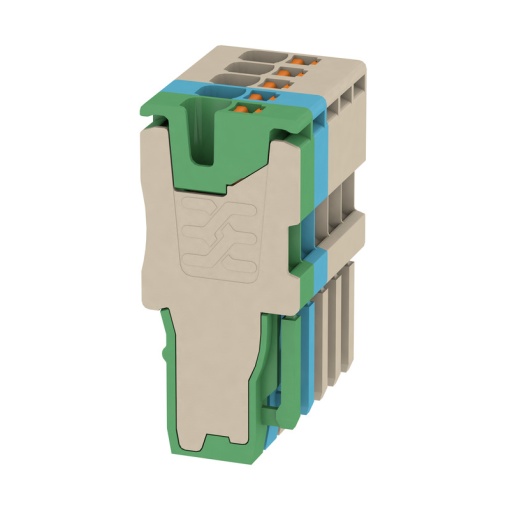 Plug terminal, PUSH IN, 1.5 mm², 17.5 A, 500 V, Number of connections 5, Number of poles 5, Width 17.5 mm