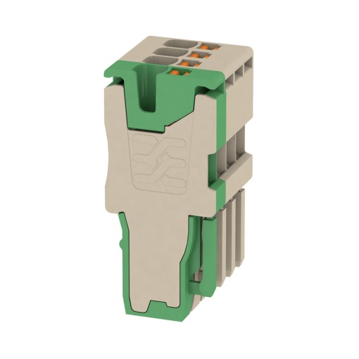 Plug terminal, PUSH IN, 1.5 mm², 17.5 A, 500 V, Number of connections 4, Number of poles 4, Width 14 mm