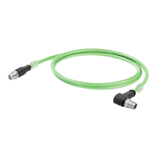 Copper data cable Assembled, Number of poles 8, Length 5 m