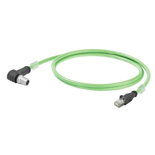 Copper data cable Assembled, Length 15 m