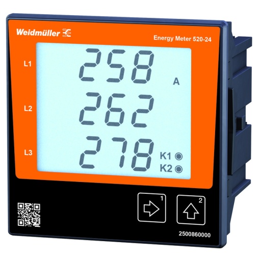 Measuring device electrical quantity, 480 V, Modbus RTU