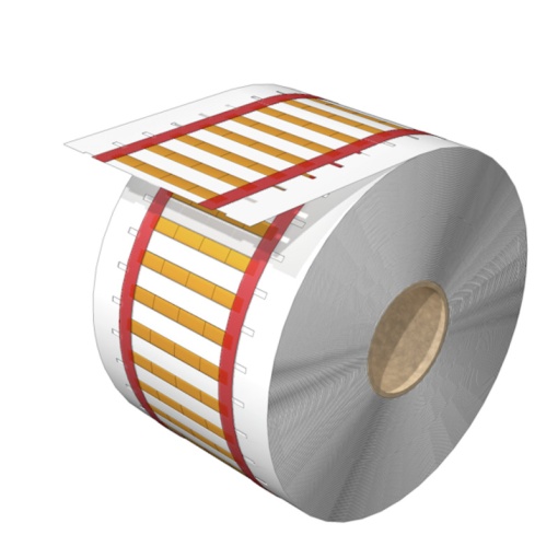 Cable coding system, yellow, Conductor O.D.0.8 - 2.4 mm, without, Polyolefine, -55...135 C