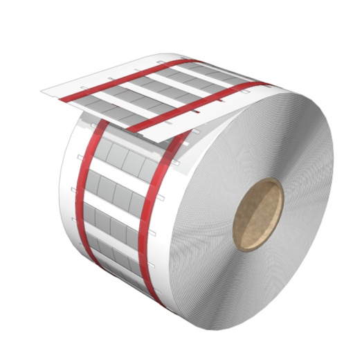 Cable coding system, white, Conductor O.D.3.2 - 6.4 mm, without, Polyolefine, -55...105 C