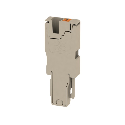 Plug terminal, PUSH IN, 4 mm², 32 A, 800 V, Number of connections 1, Number of poles 1, Width 6.1 mm
