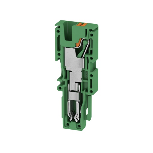 Plug terminal, PUSH IN, 4 mm², 32 A, 800 V, Number of connections 1, Number of poles 1, Width 6.1 mm